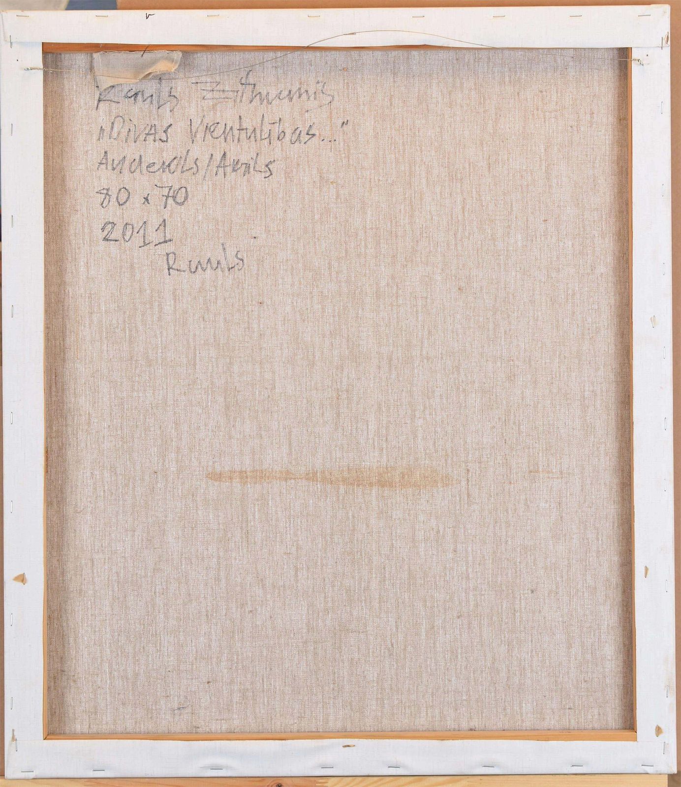 Rauls Zitmanistwo Solitudes. 2011. Canvas, Acrylic. 80x70 Cm2011 photo vintage