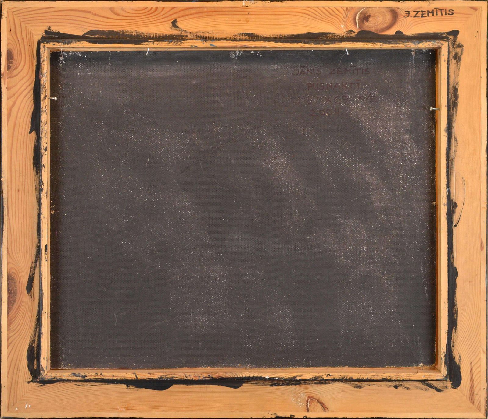 Janis Zemitisin The Middle Of Night. 2004. Oil On Cardboard, 57x69 Cm2004 photo 1630.0