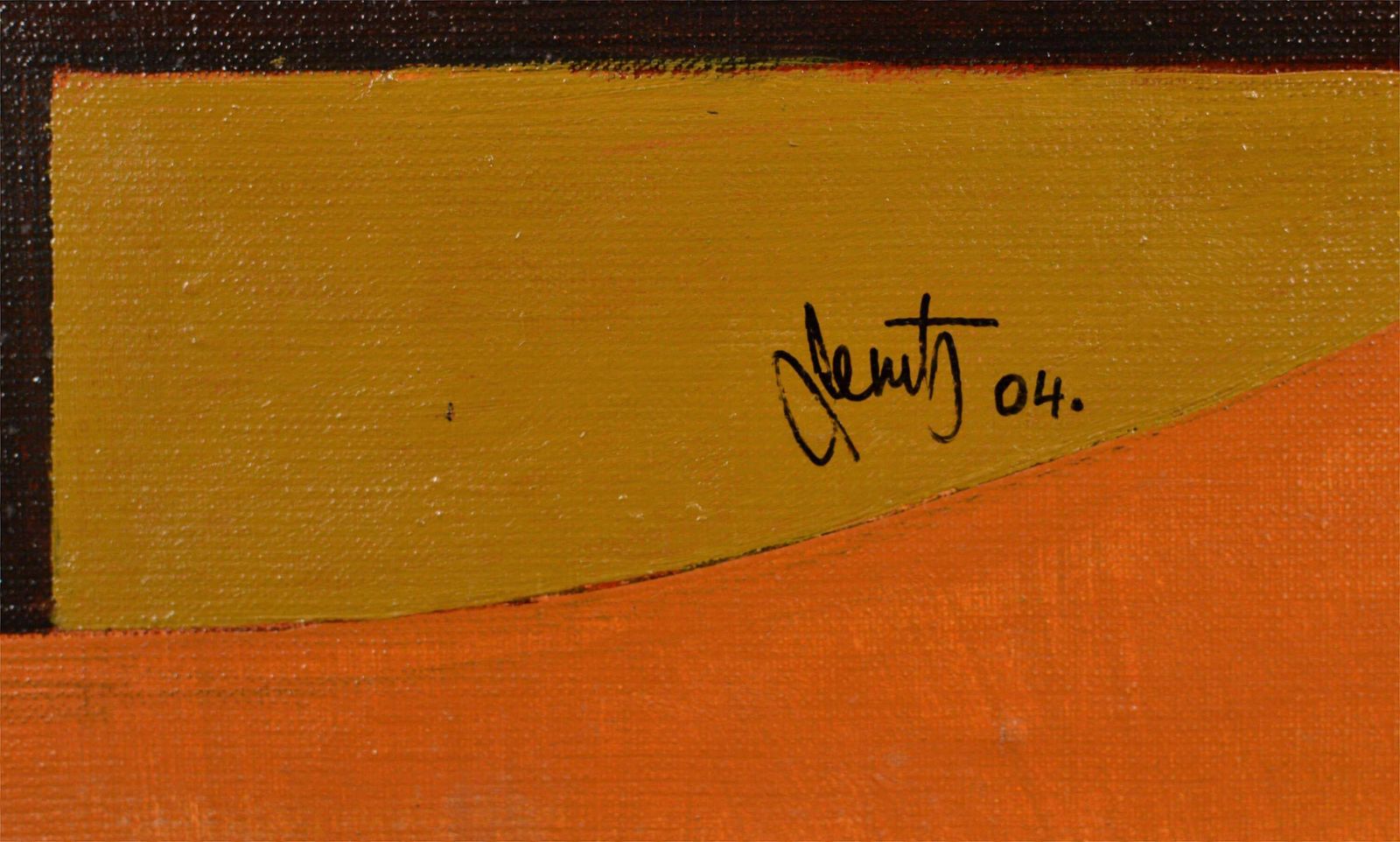 Janis Zemitisgame III. 2004. Oil On Canvas, 100x100 Cm2004 photo Art