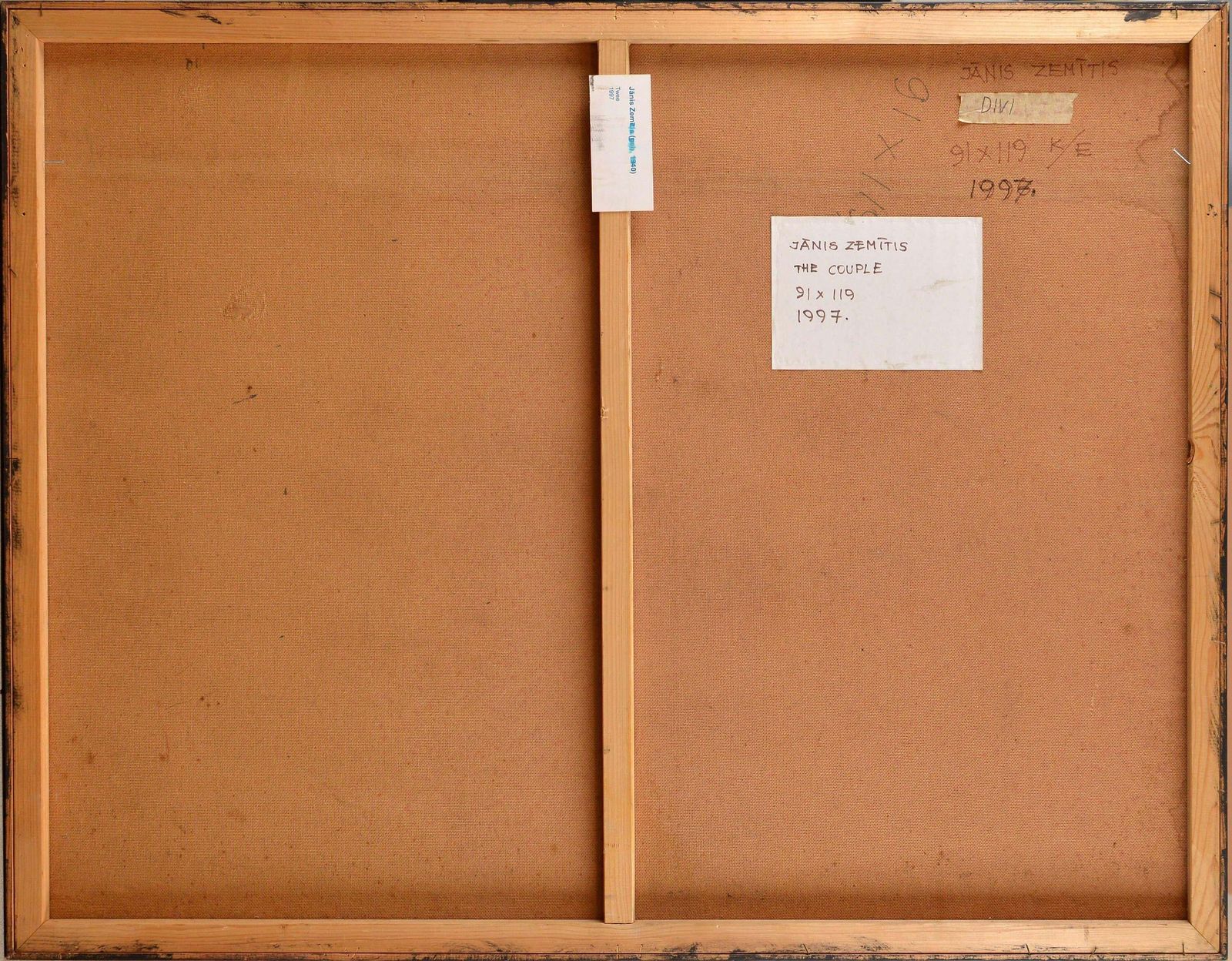 Janis Zemitistwo Of Them. 1997. Oil On Cardboard, 91x119 Cm1997 photo vinterior