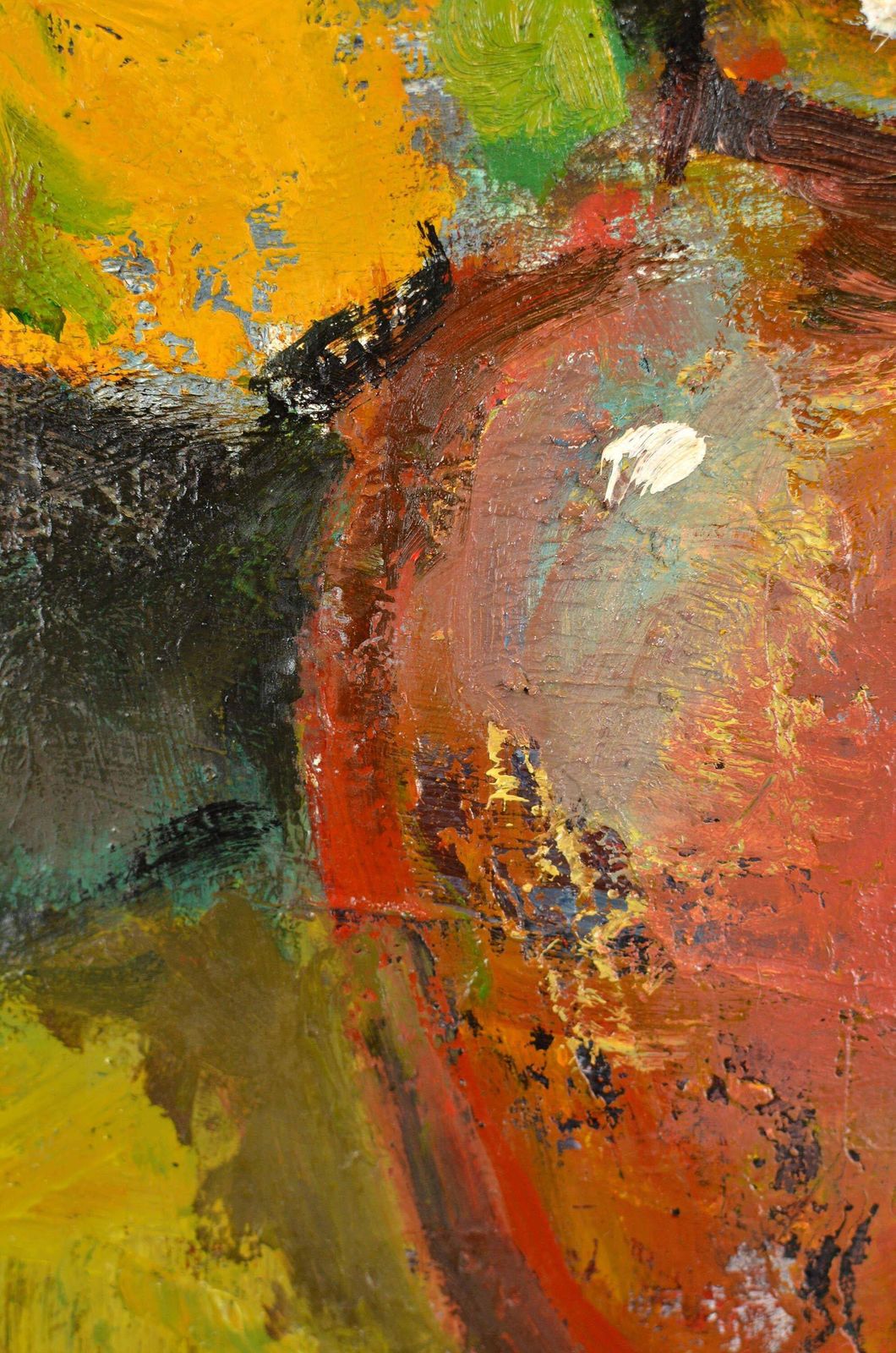 Aleksandr Rodin (1922 2001)still Life With Yellow Flowers. Oil On Canvas. 65x54 Cm photo vinterior