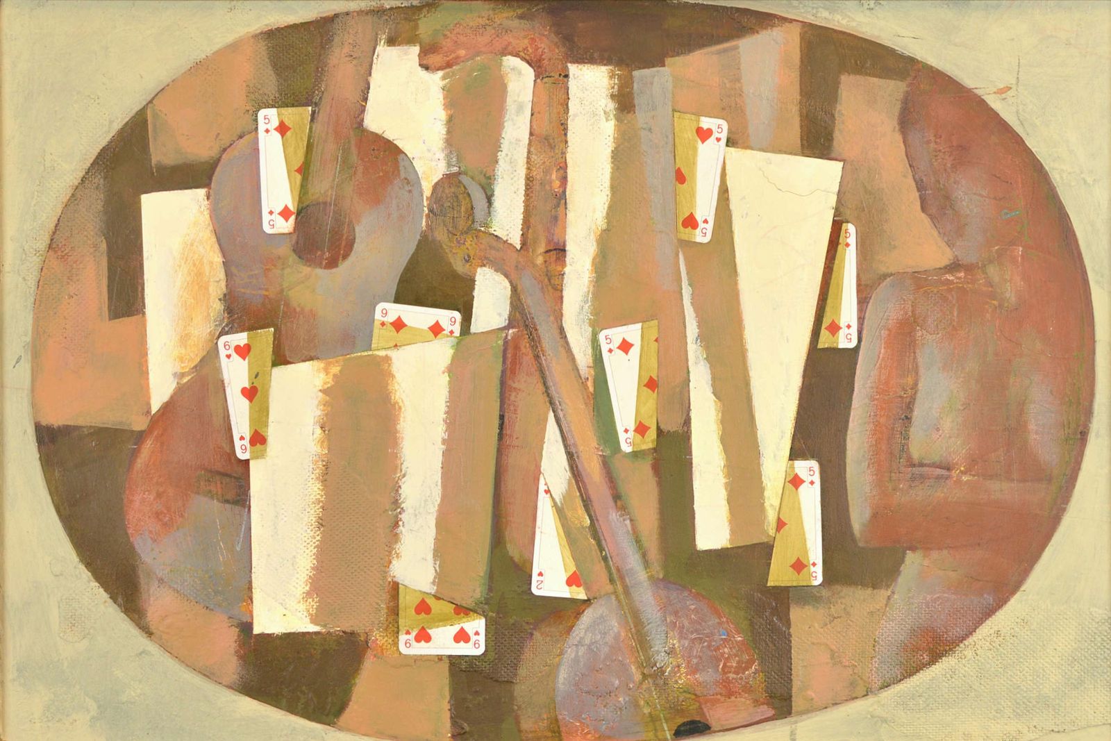 Janis Zemitisstill Life. 1994. Cardboard, Oil, 57x69 Cm1994