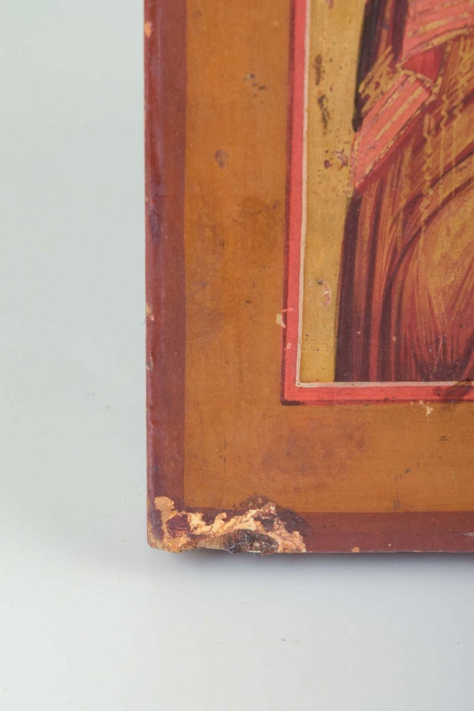 Russian Icon Of The Mother Of God With Child. 19th C. photo for sale