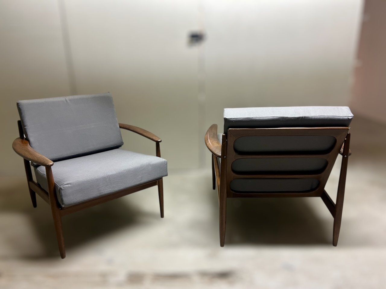 Vintage Scandinavian Lounge Chairs By Grete Jalk For Poul Jeppesens Møbelfabrik, 1960s, Set Of 2 photo Furniture