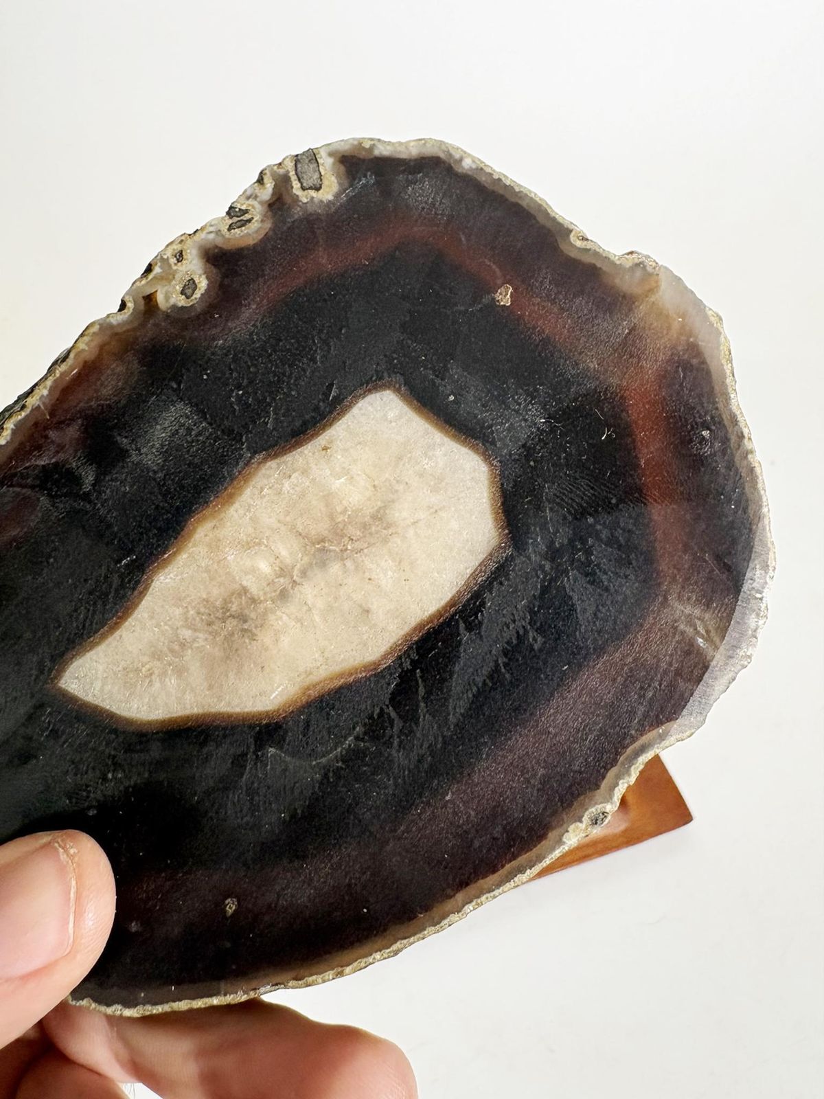 photo vinterior Pair Of Wooden And Marble Trinket Trays, France, 20th Century