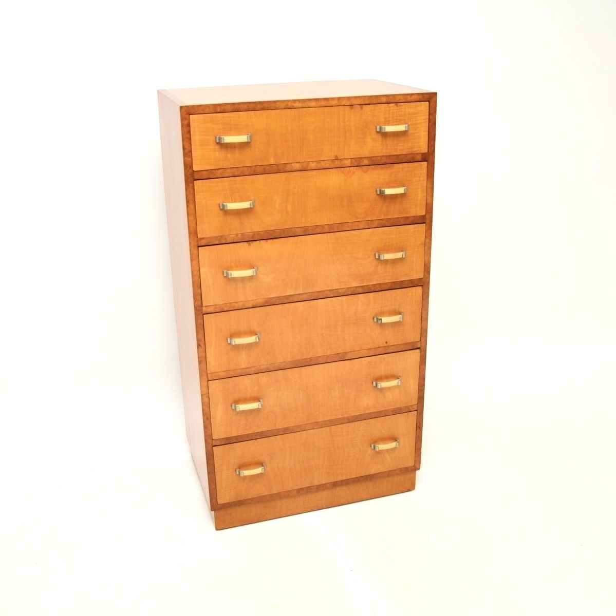 Art Deco Satinwood And Walnut Chest Of Drawers photo furniture