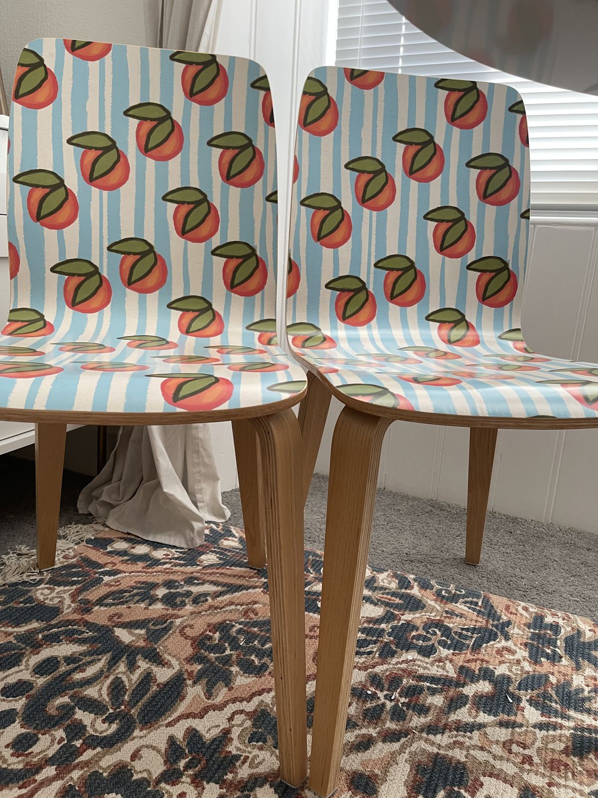 4 X Anthropologie Tamsin Dining Chairs photo buy