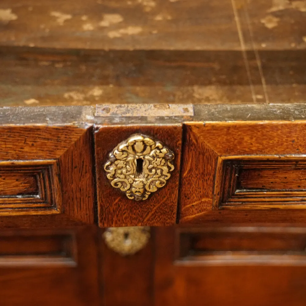 Jacobean Oak Chest Of Drawers With Original Brasses, C.1680 photo buy