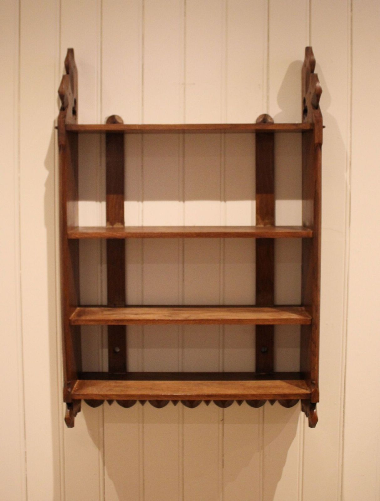 295.0 Victorian Oak Wall Shelves photo