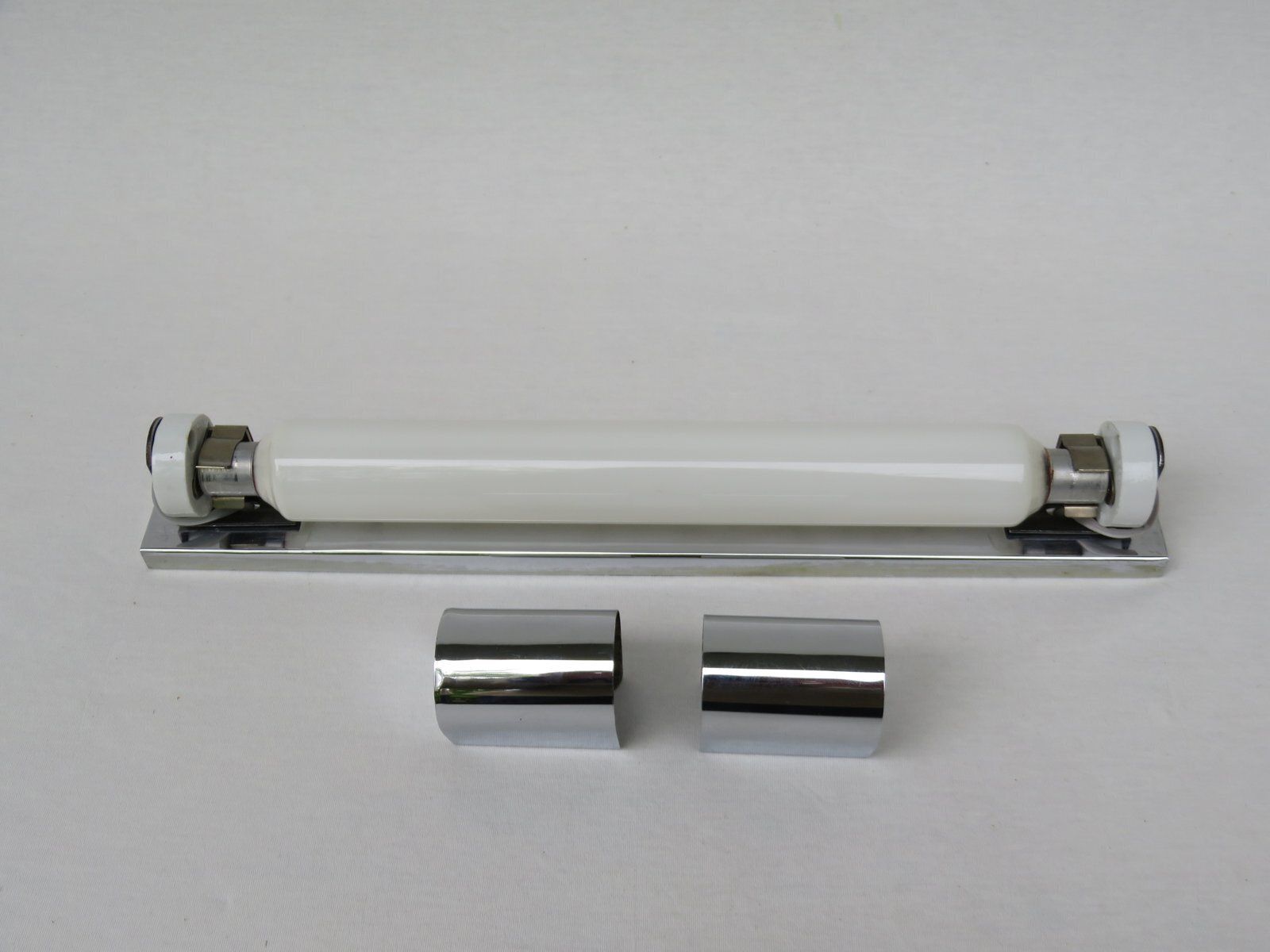 3227.0 Art Deco Chrome Plated Wall Sconces, Set Of 2 photo