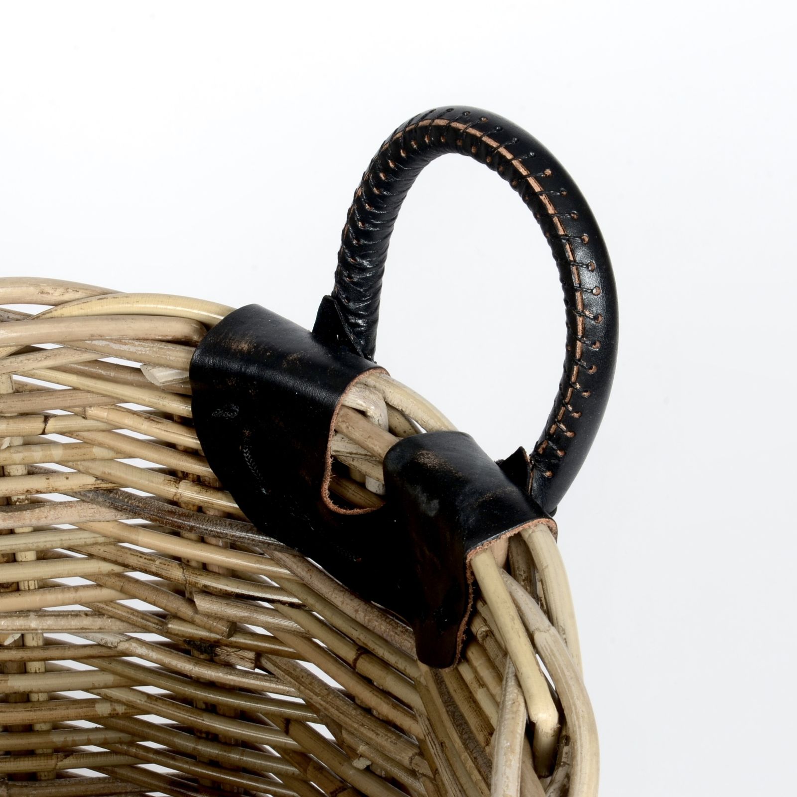 Log Basket Large, Boho photo for sale