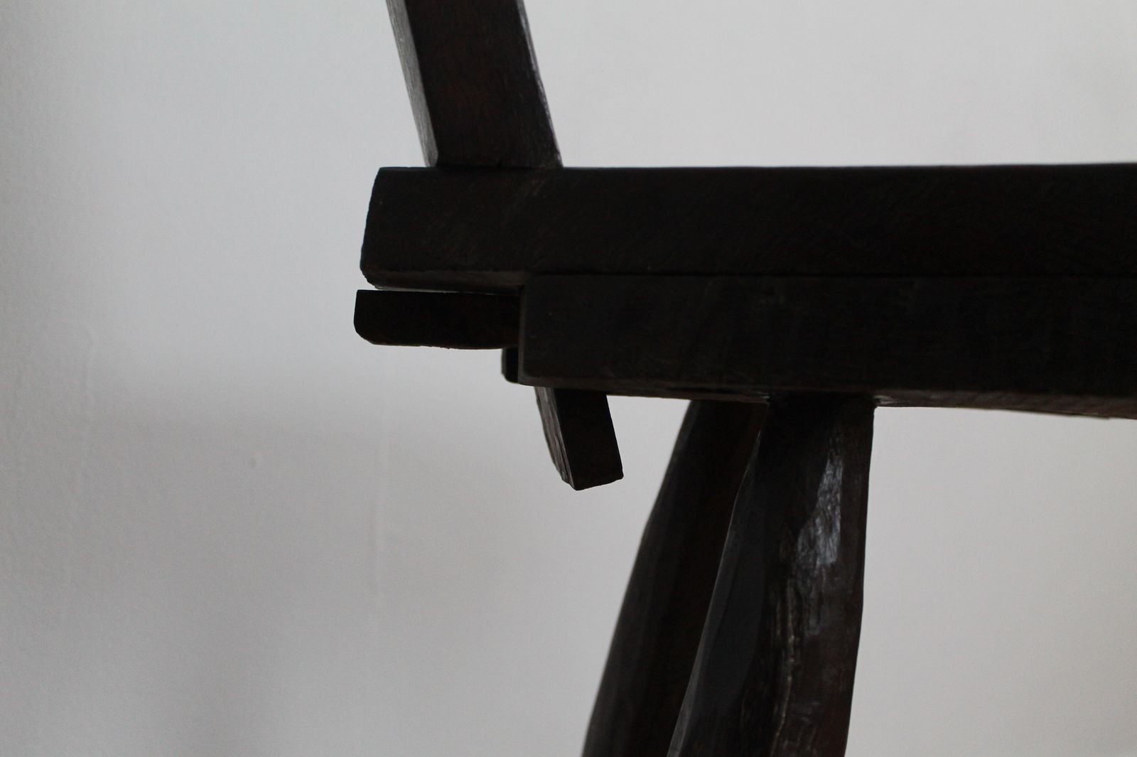 photo vinterior Antique Vernacular Hall Chair.  Oak Spinning Chair