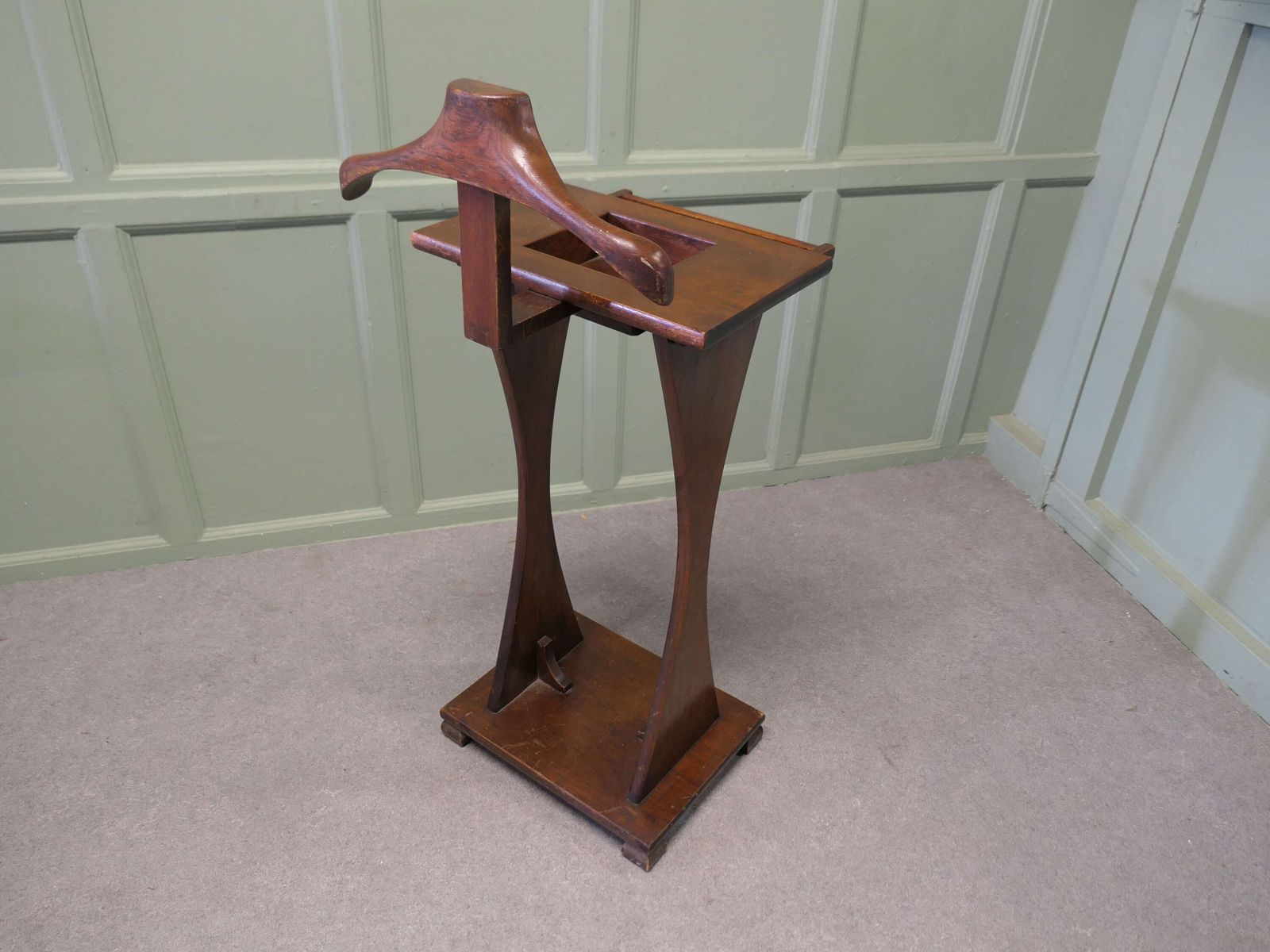 Unusual Art Deco Gentleman’s Suit Hanger Or Night Stand A Very Useful Piece photo Furniture