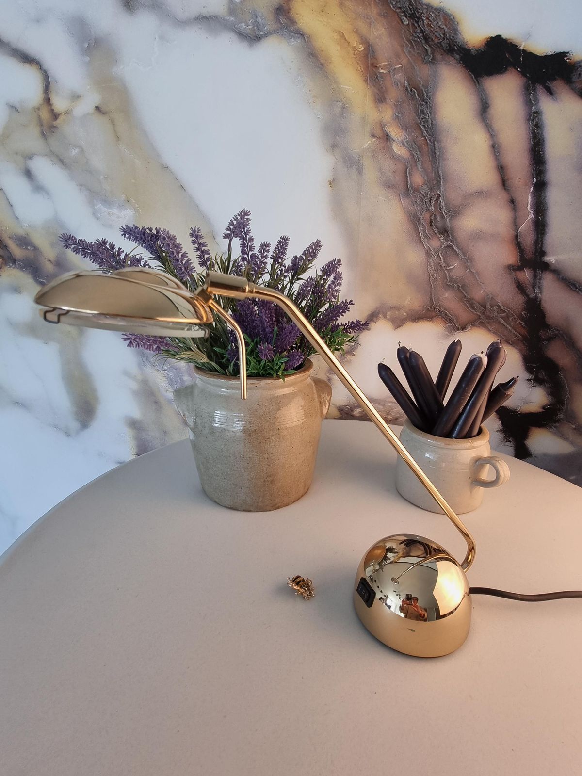 photo furniture Vintage Rufo Illumination Desk Lamp   Chrome Plated Metal Lamp   1970's Design Lamp