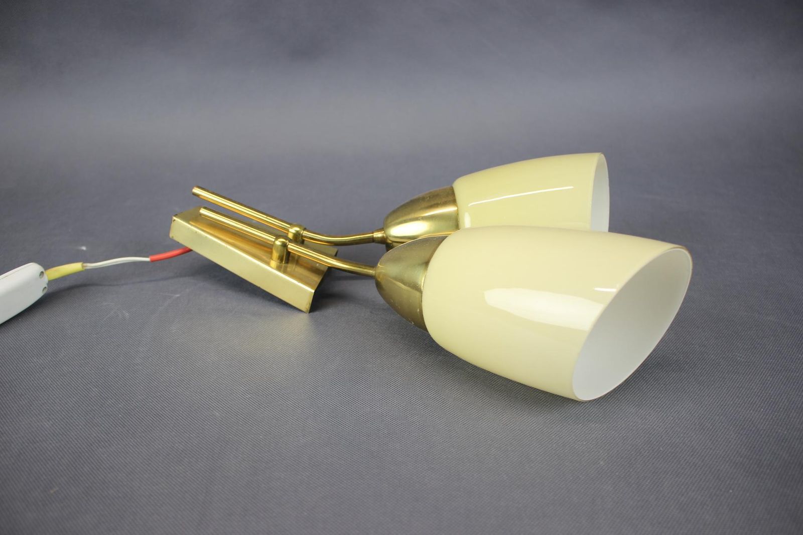 Mid Century Brass And Glass Wall Light By Kamenický šenov,  Czechoslovakia, 1960 photo furniture