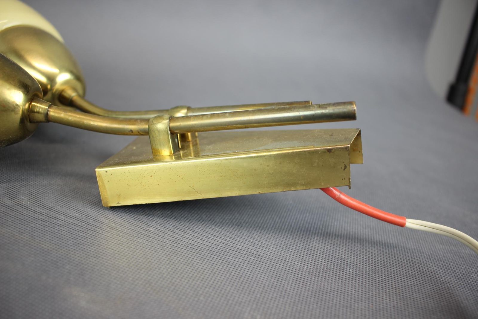 Mid Century Brass And Glass Wall Light By Kamenický šenov,  Czechoslovakia, 1960 photo vinterior
