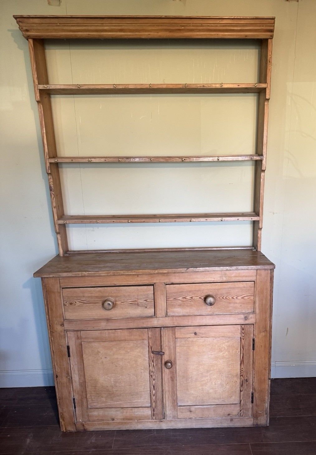 Victorian Country Pine Dresser. 19th Century photo furniture