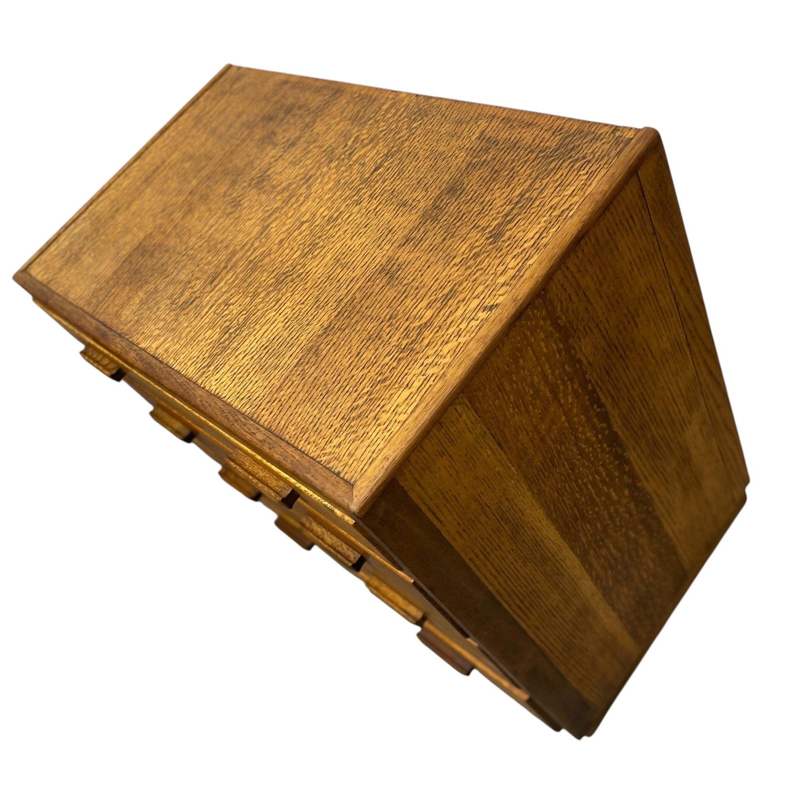 1940s Utility Oak Chest Of Drawers photo 365.0
