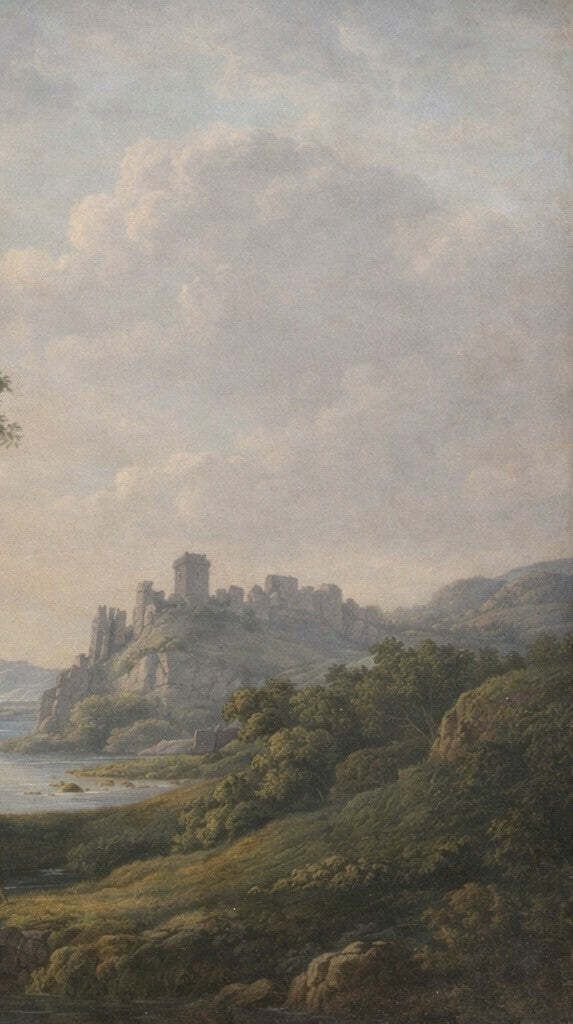 Scottish School Italianate Landscape, Late 18th Century photo furniture