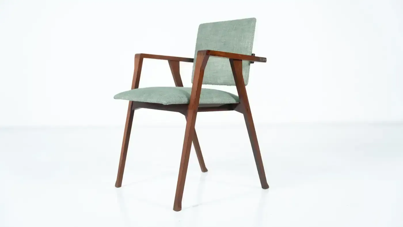 Set Of 8 ” Luisa” Chair By Franco Albini, Italy, C.1955 photo for sale