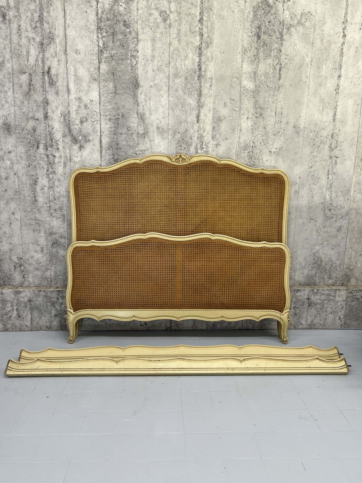 148.5cm Wide Cane Bed Frame, Traditional photo furniture