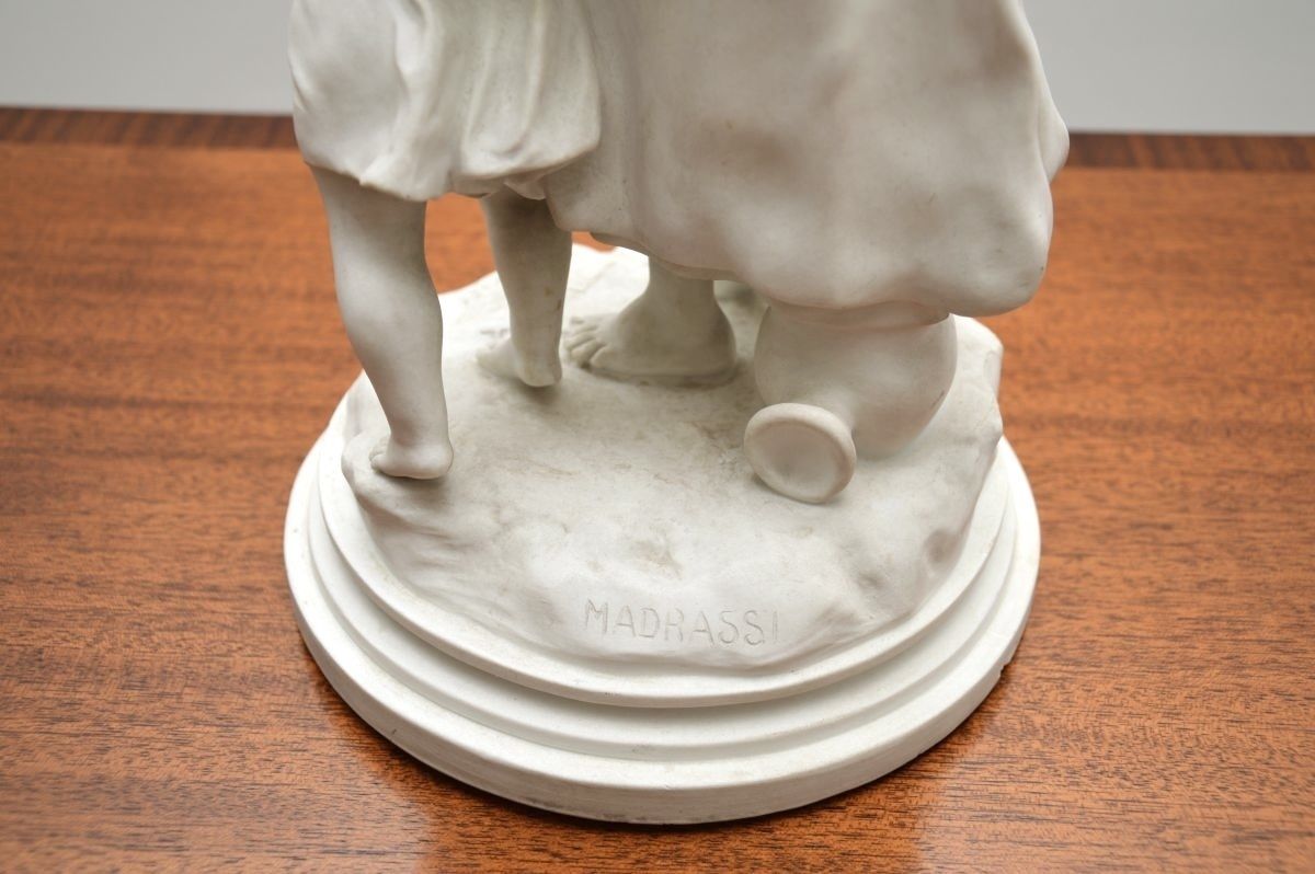 Antique French Bisque Sculpture By Luca Madrassi (1848–1919) photo buy