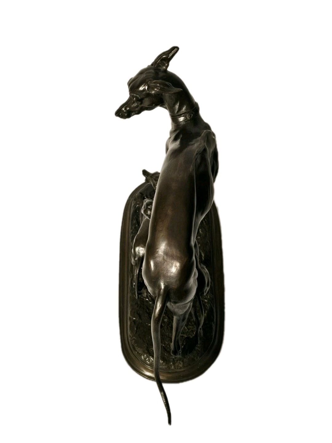 photo furniture A Bronze Sculpture Of A Group Of Greyhound Dogs  By Antoine Louis Barye