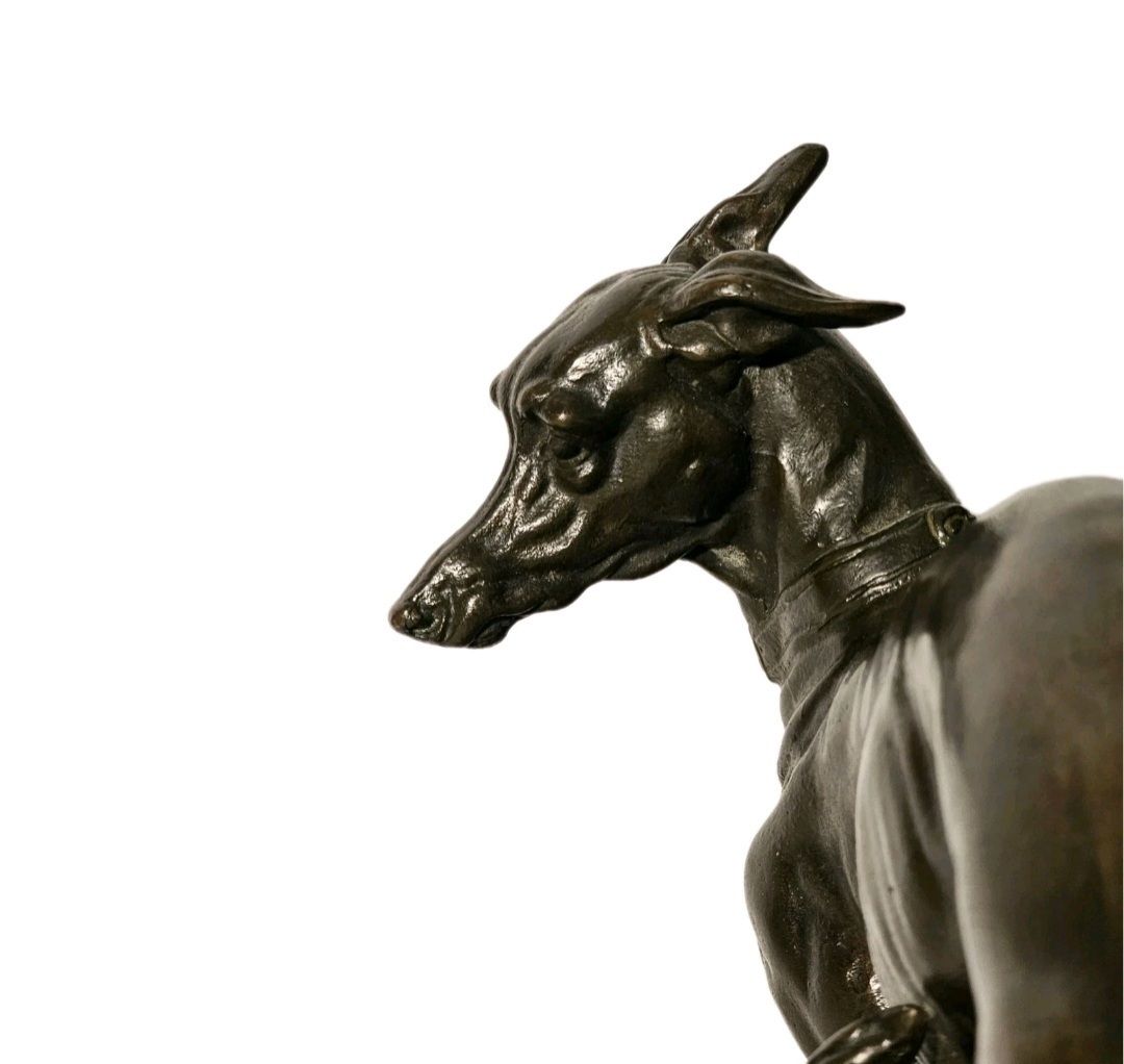 photo for sale A Bronze Sculpture Of A Group Of Greyhound Dogs  By Antoine Louis Barye