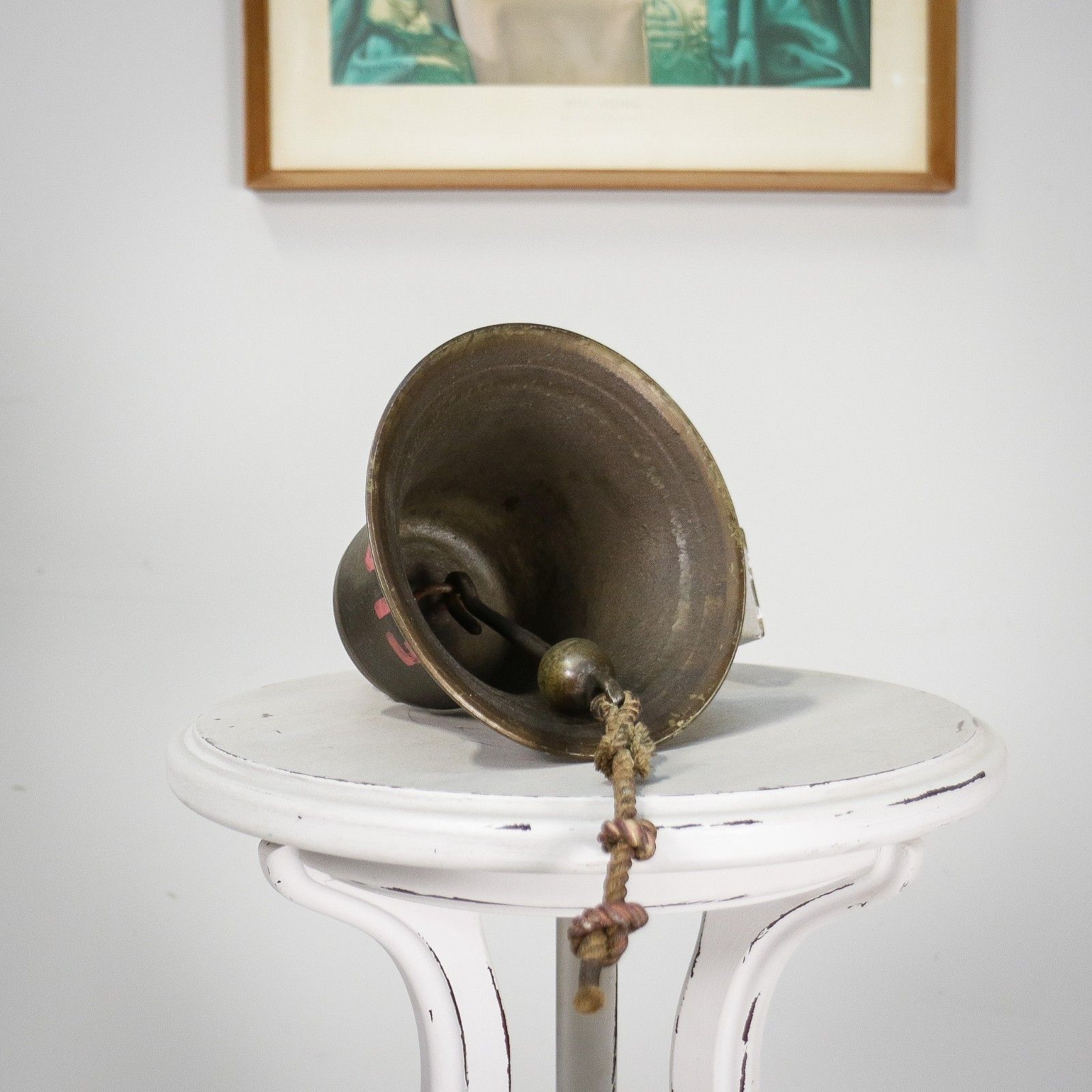 Brass Fire Bell With Brass Clapper And Brass Bracket photo buy