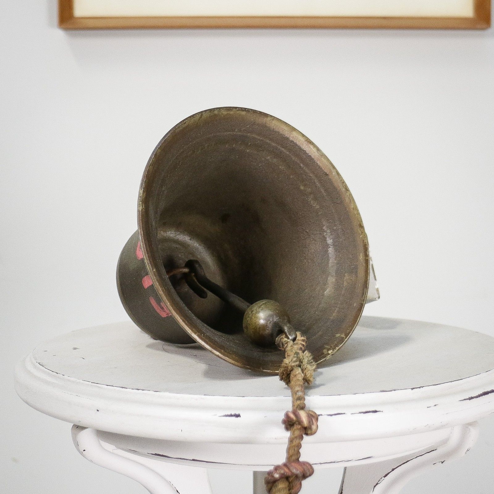 photo furniture Brass Fire Bell With Brass Clapper And Brass Bracket