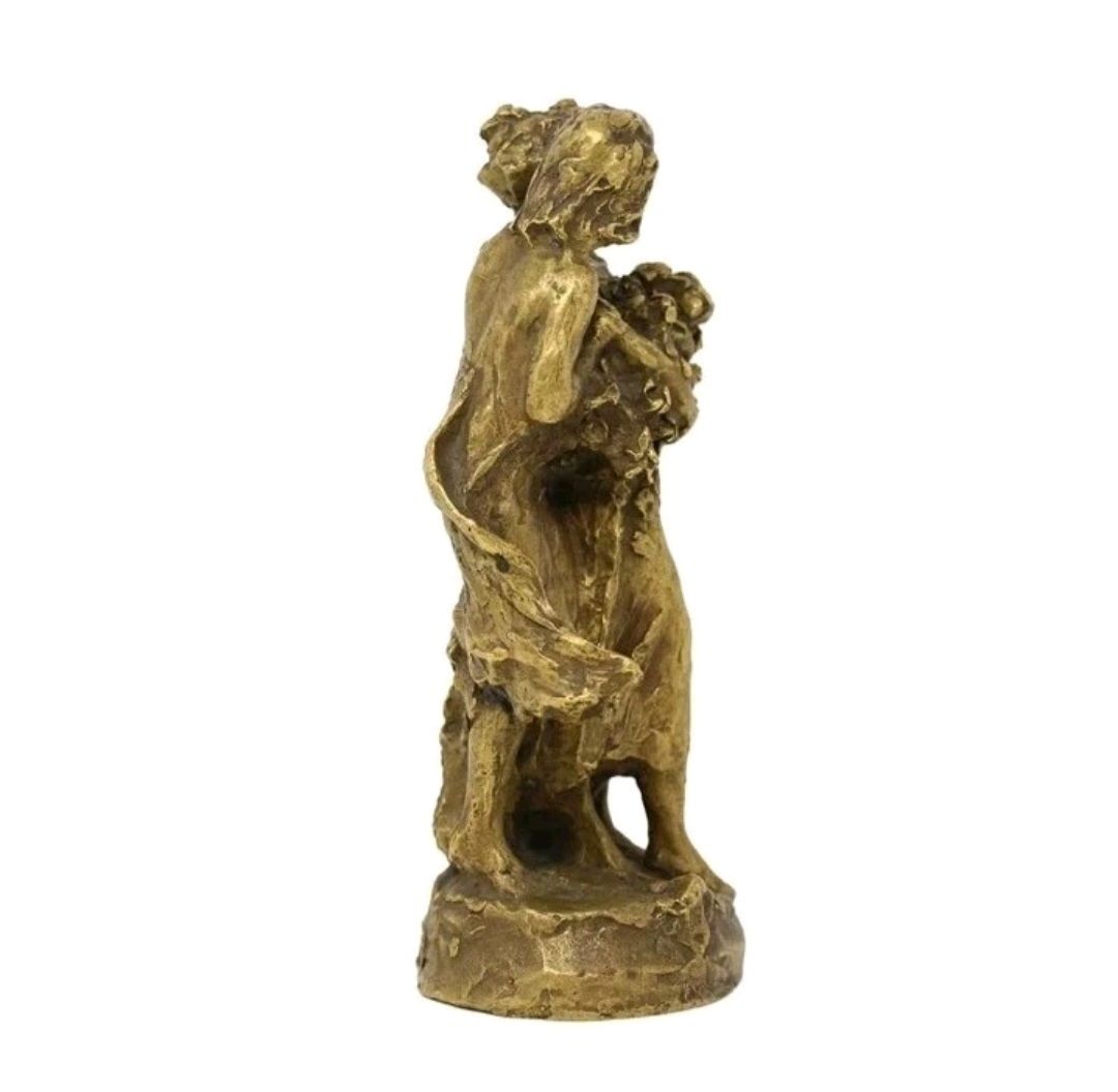 A Signed François Raoul Larche Gilt Bronze Figure Of Two Girls photo Art