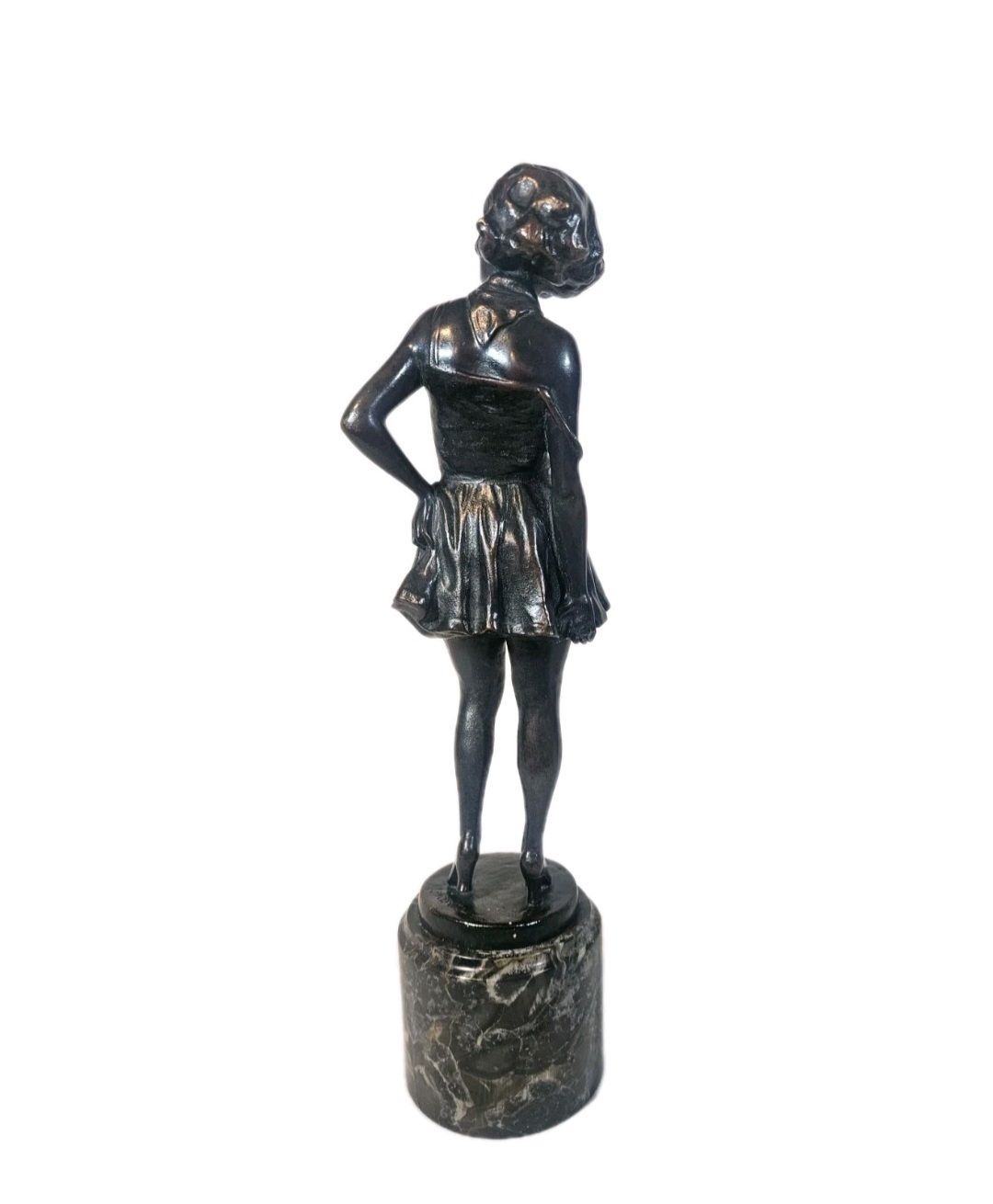 An Art Deco Josef Lorenzl Bronze Sculpture Of A Young Woman, Signed photo 3120.0
