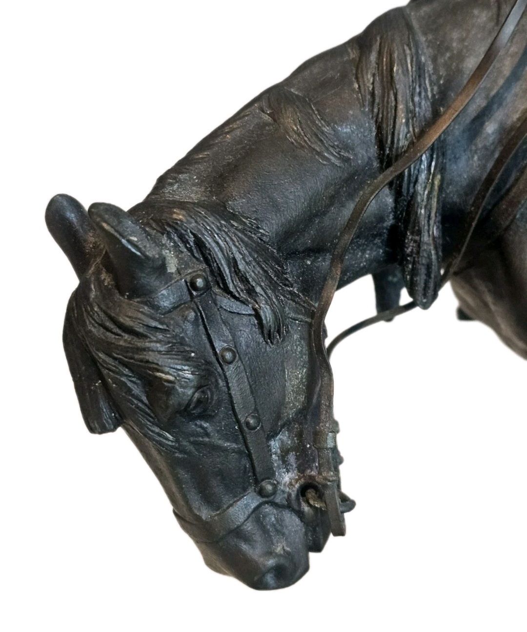 photo furniture 19thc A.M Bonegor (Russian) Bronze Sculpture Of Two Cossacks On Horseback Signed