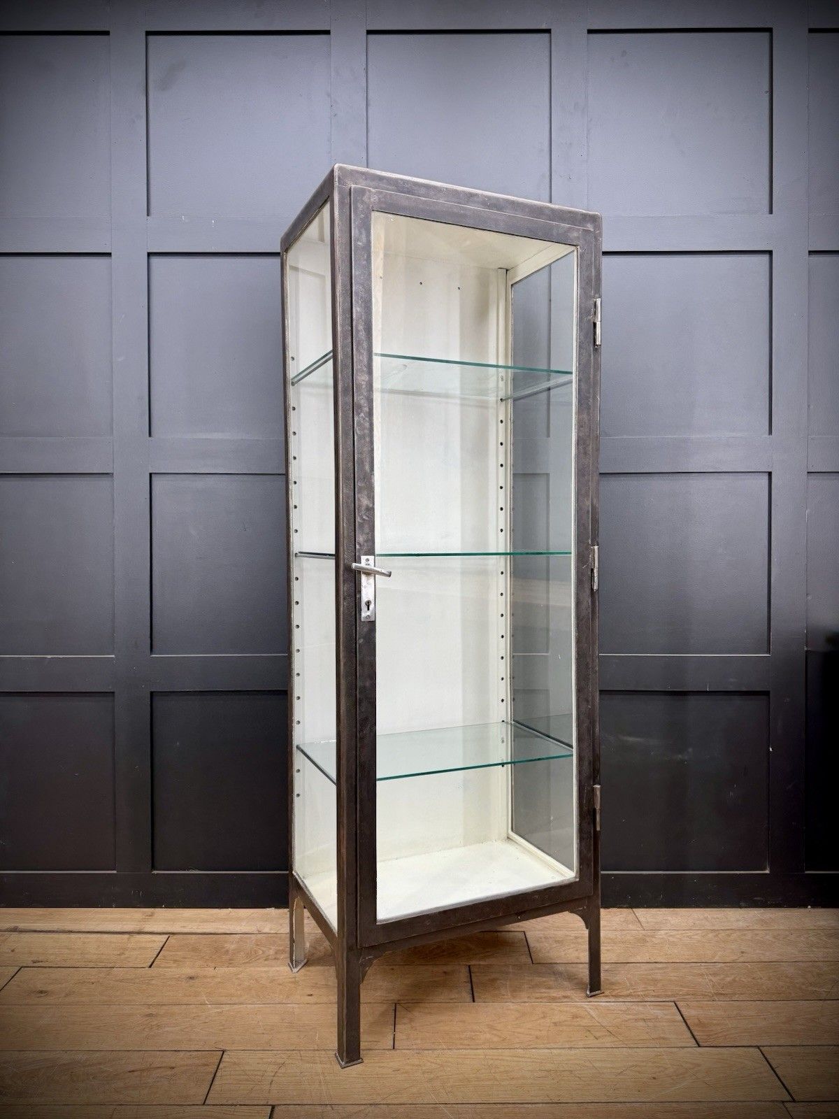 Industrial Medical Display Cabinet – Shop Display / Apothecary Bathroom Kitchen photo for sale