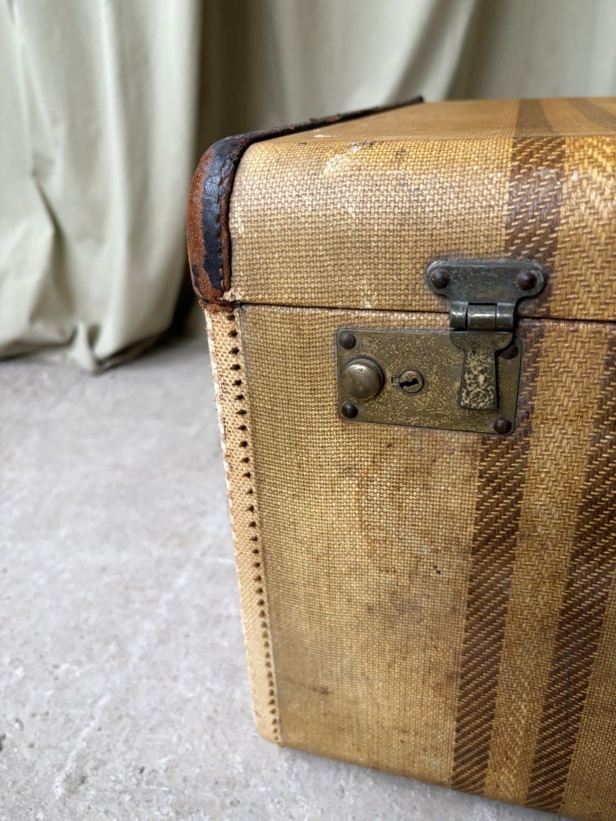 Veg Antique Osh Kosh Rustic Steamer Storage Chest Trunk Storage Box R1051 photo 189.75