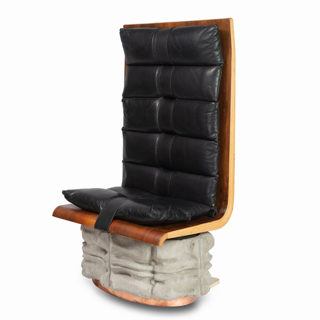 Chair From The Café U Zlatého Hada, Designed Olbram Zoubek photo for sale