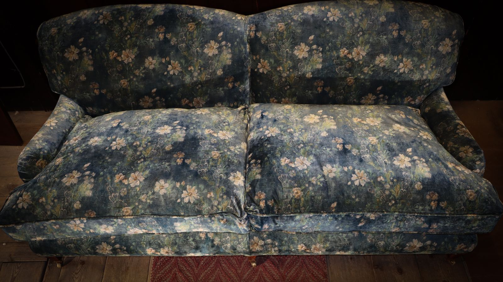 Exquisite George Smith Signature Large 2 Seater Sofa Gp & J Baker Jade Velvet photo 10000.0