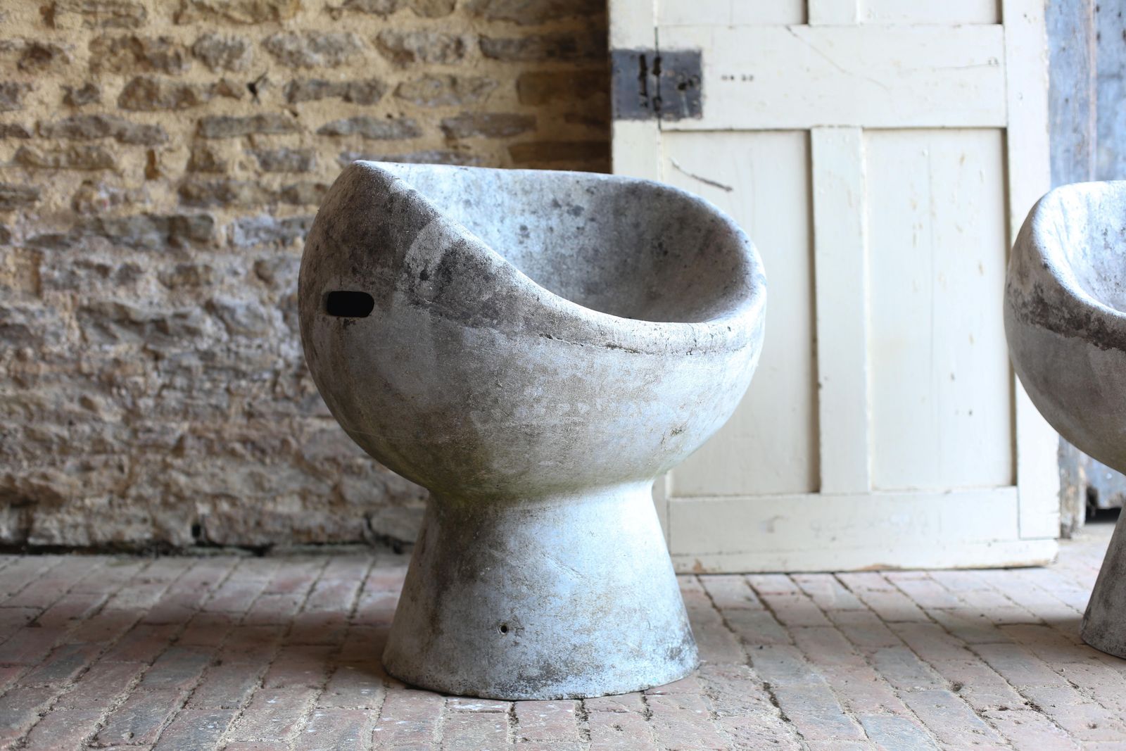 Willy Guhl Pod Chair, Concrete, 1960s, Swiss photo 4904.0