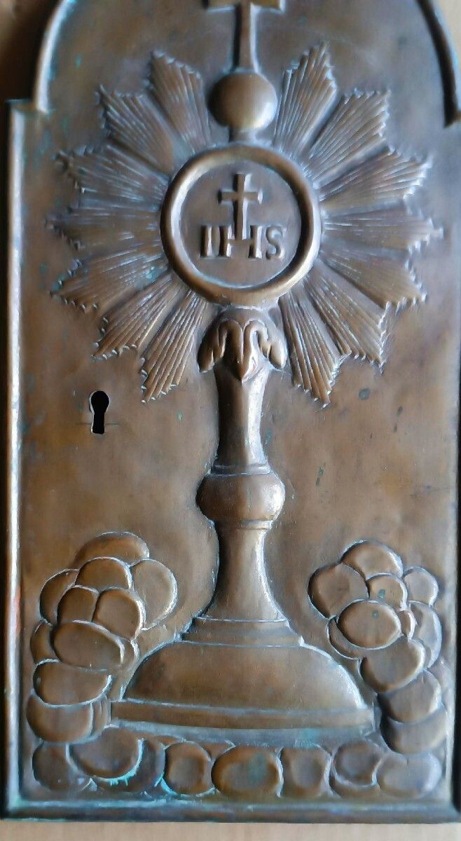 Antique Bronze Tabernacle Door From The 18th Century photo buy