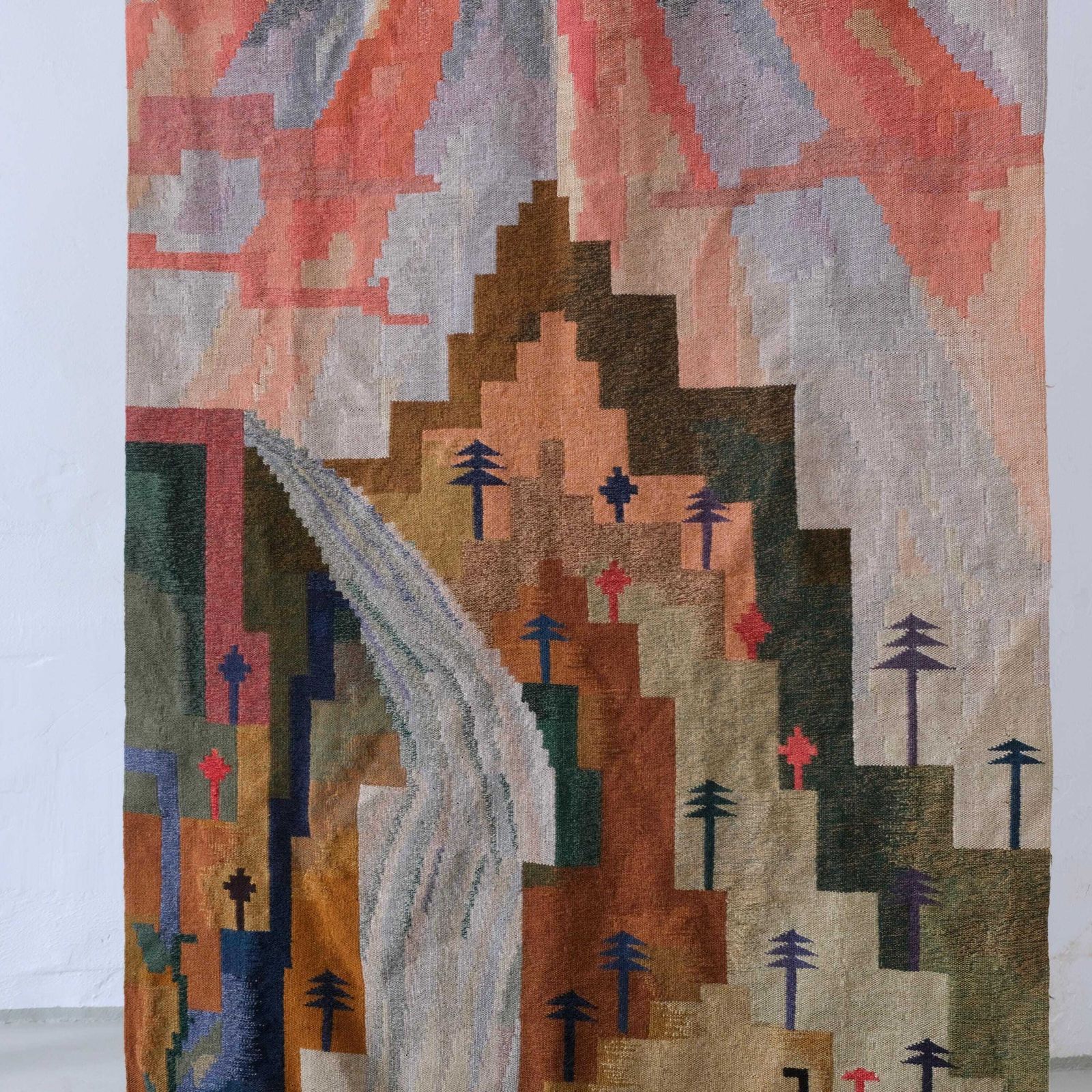 Art Deco Wool Wall Tapestry By Carl Edvin Svensson | Sweden | 1930s photo furniture