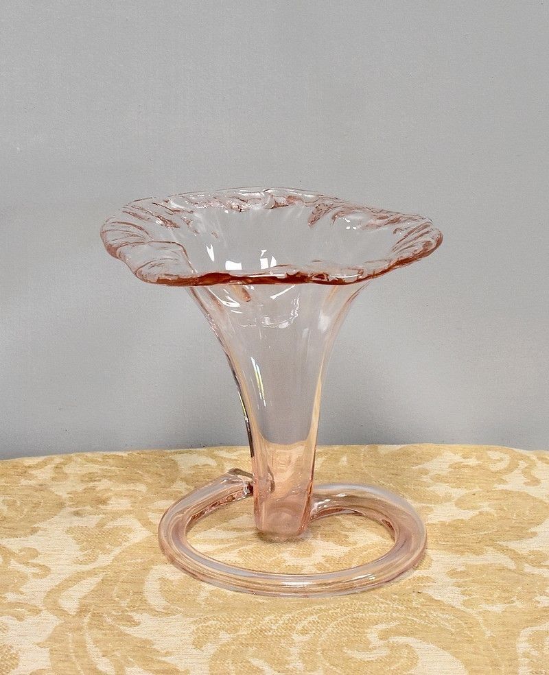 Art Nouveau Vase In Glass 20th