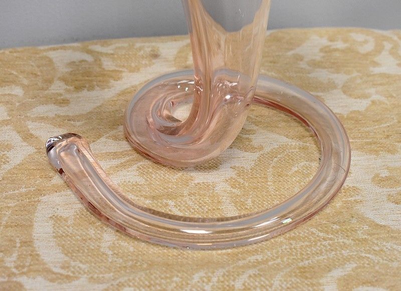 Home Decor Art Nouveau Vase In Glass 20th photo
