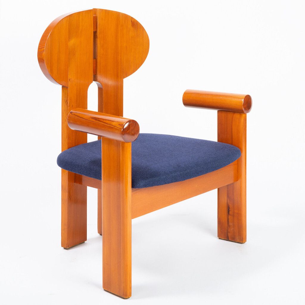 Wooden Armchair From The Tatra Museum In Kopřivnice photo Furniture