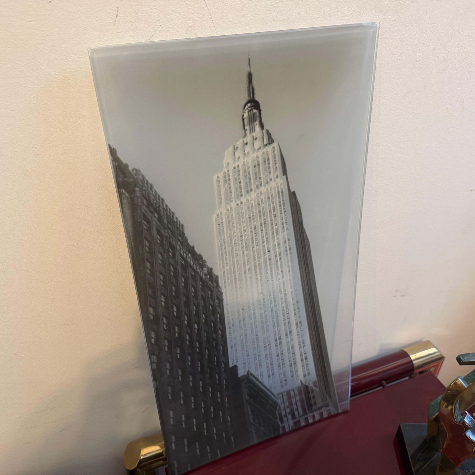 A Rare 1990s Pop Art Glass Tray New York Designed By Andy Warhol For Rosenthal photo 777.0