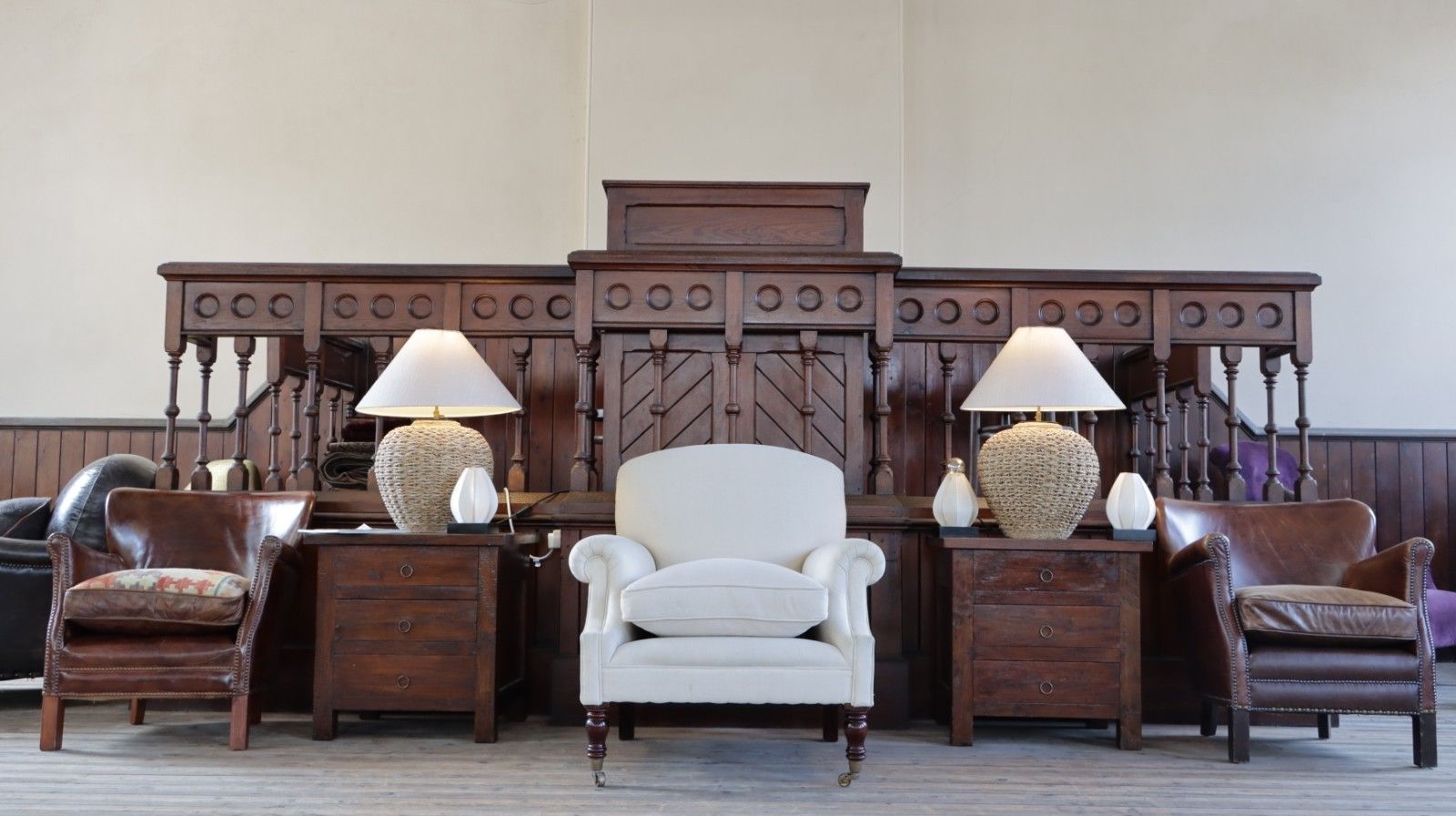 Stunning George Smith Dahl Chair Armchair With Seat Cushion Sand Linen Del 🚚 photo 2500.0