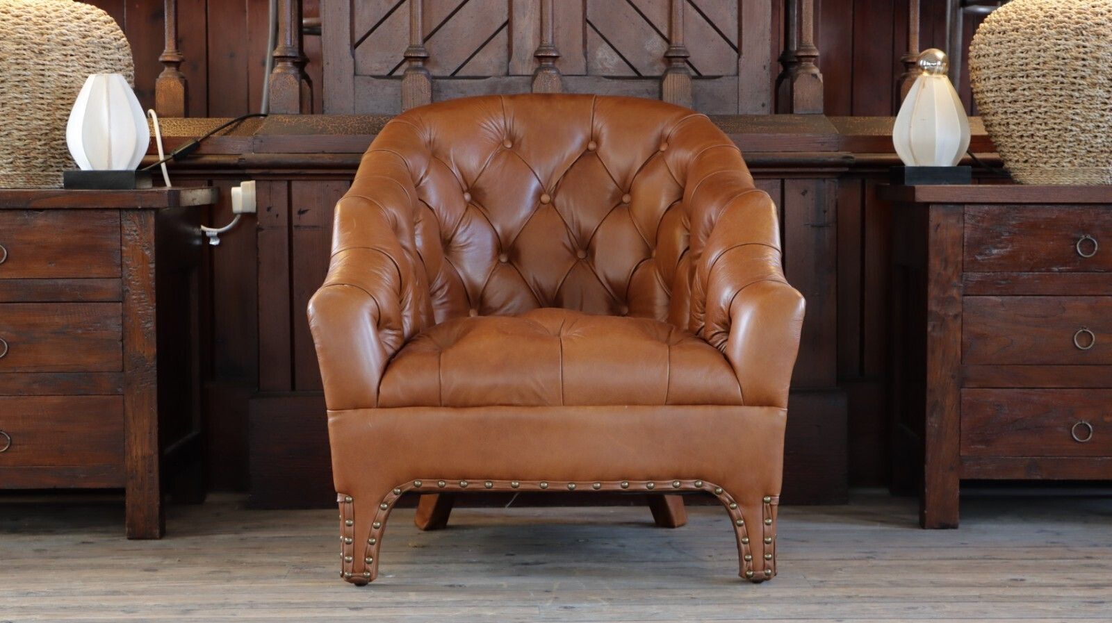 Superb Timothy Oulton Branco Savage Tan Leather Club Library Armchair Del 🚚 photo Furniture