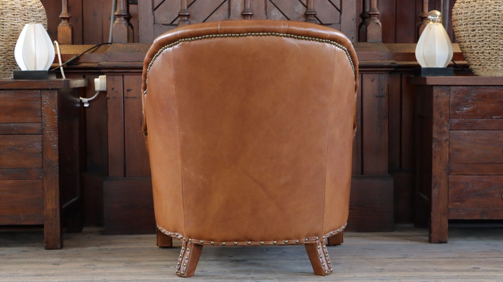 Superb Timothy Oulton Branco Savage Tan Leather Club Library Armchair Del 🚚 photo vintage