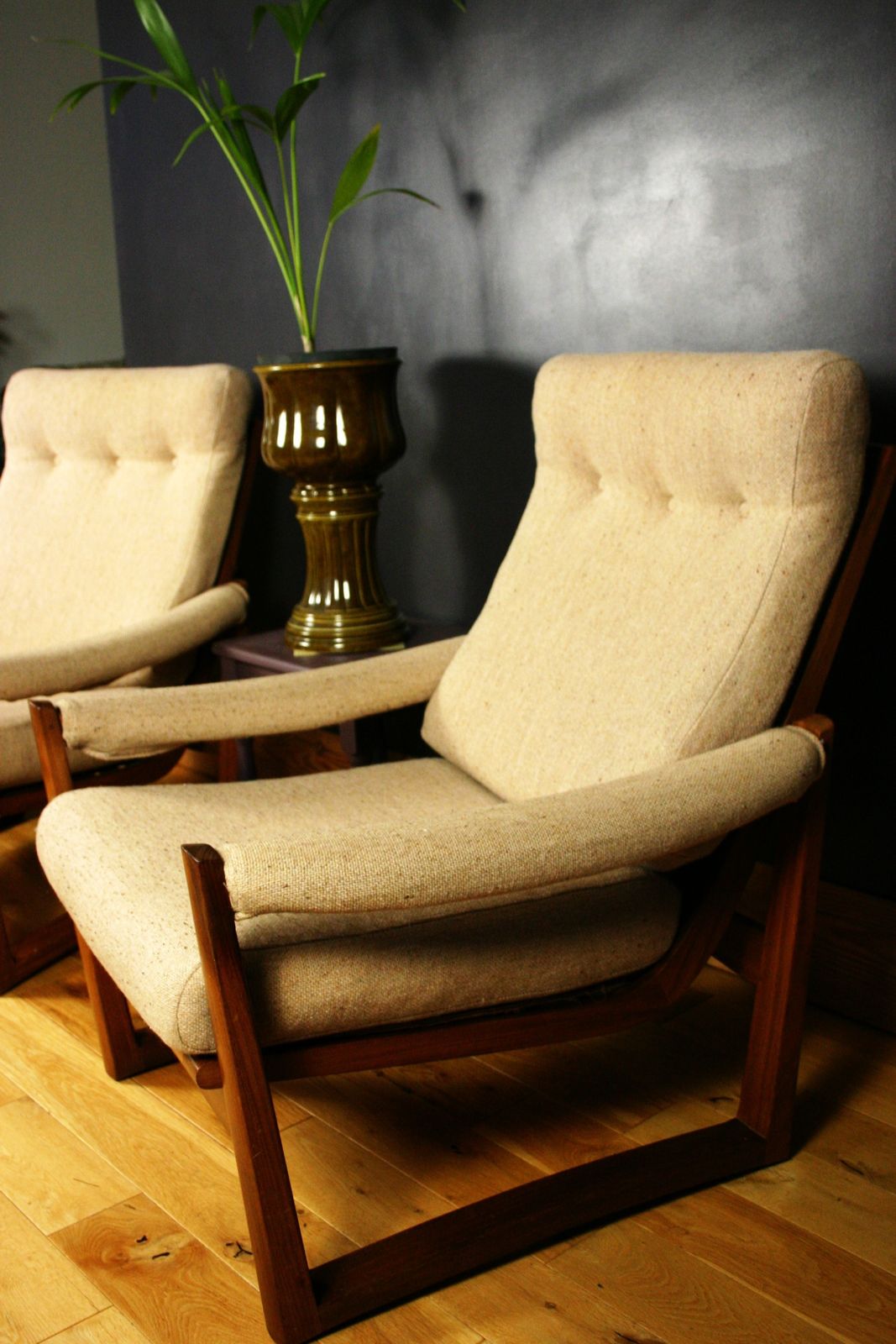Pair Of Mid Century Guy Rogers ‘Virginia’ Teak Armchairs, 1960s photo 1350.0