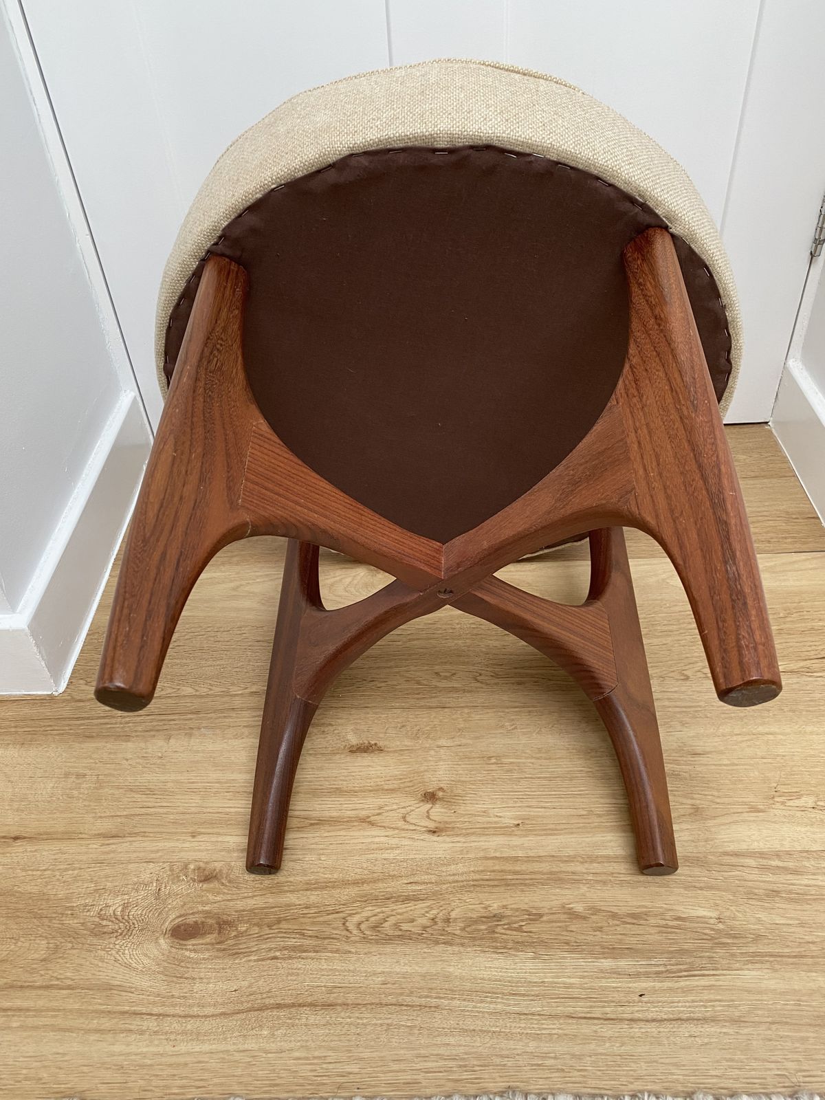 Astro G Plan Mid Century Danish Teak Footstool By Kofod Larsen, 1960s photo furniture