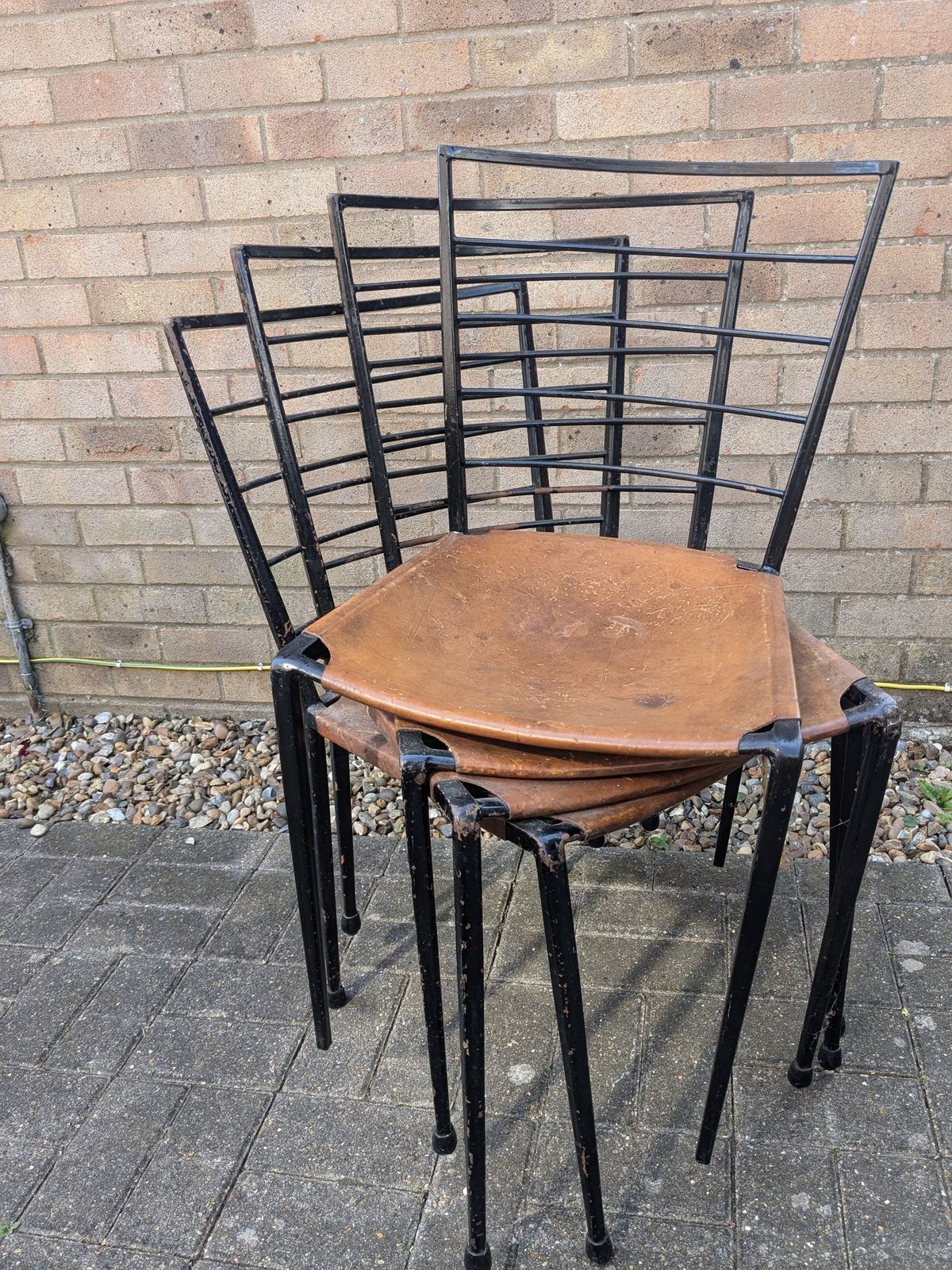 Set Of 4 Staples Ladderax Dining Chairs Designed By Robert Heals In The 1960s